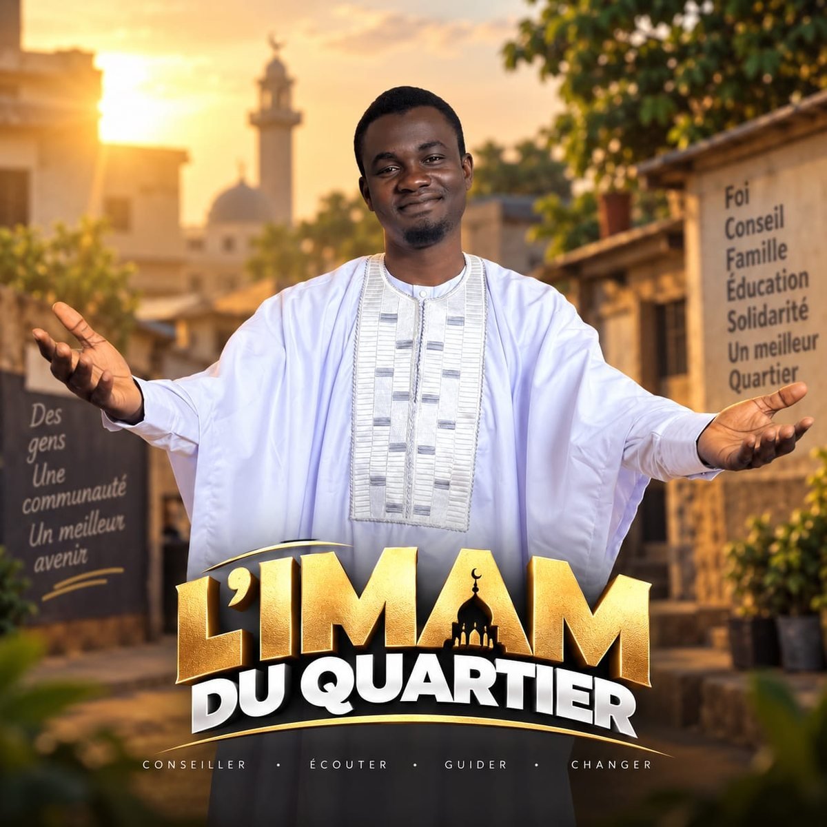 L’Imam du quartier — affiche de la série